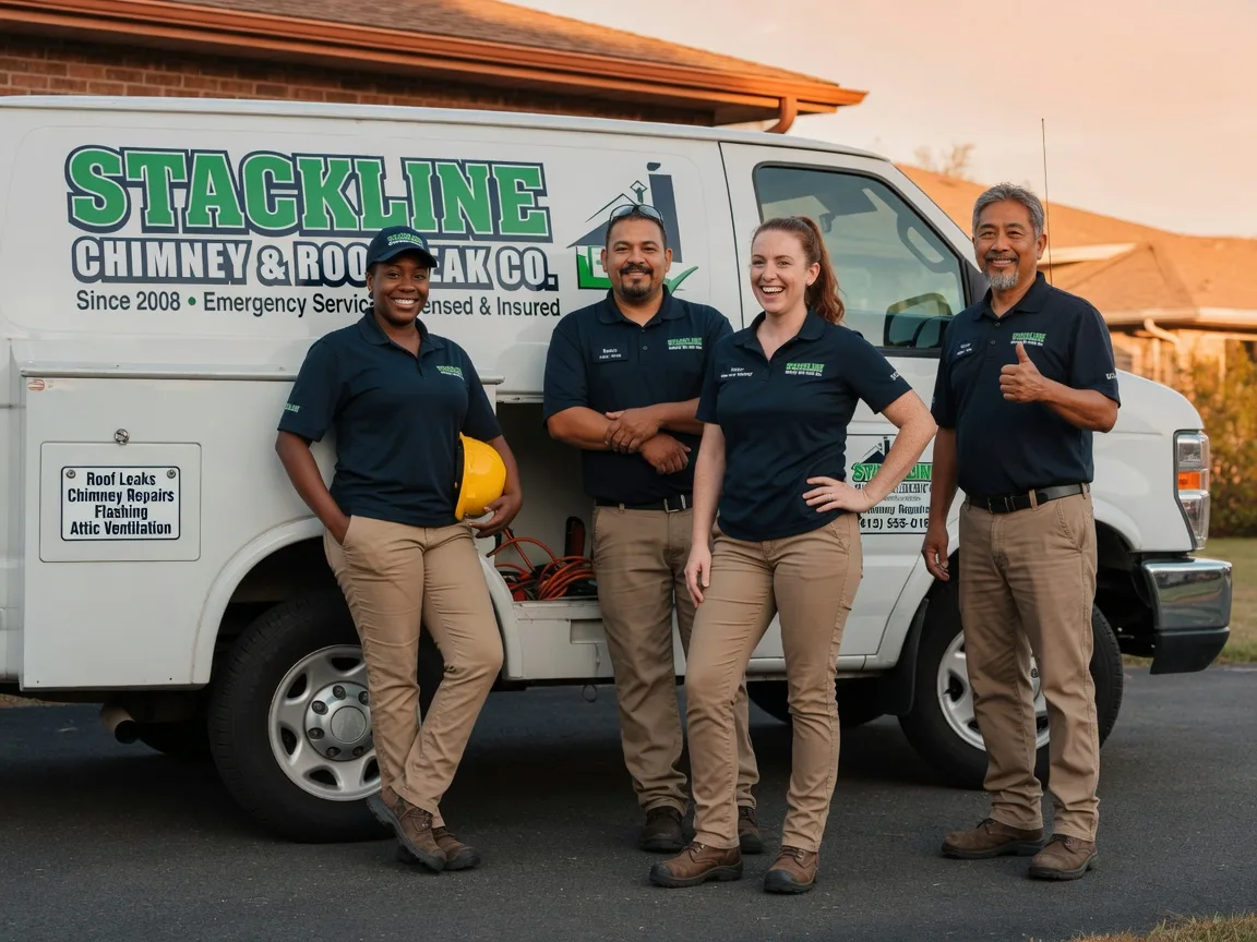 Chimney flashing repair company in Canute, OK